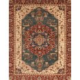 thumbnail image 1 of Ahgly Company Tapis d'Intérieur Rectangulaire Abstrait Safran Rouge, 8 Pieds x 10 Pieds, 1 of 6