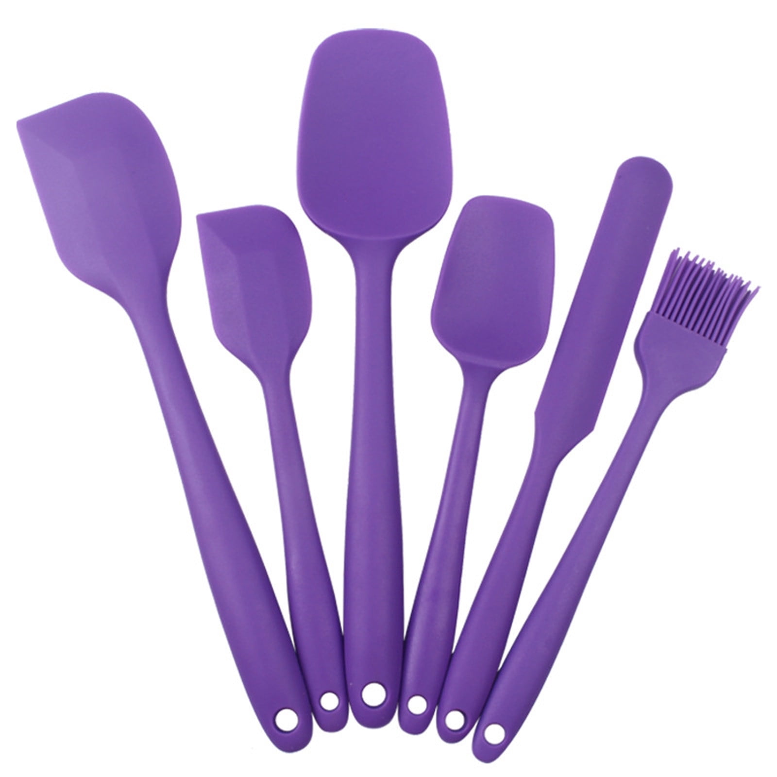 Up to 65% off Kitchen Gadgets 6 Piece Silicone Spatula Set Kitchen Silicone Spatula Utensil Set Kitchen Organizers and Storage