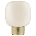 thumbnail image 1 of Bouclair Lampe de Table en Verre et Métal Blanc, 1 of 4