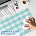 thumbnail image 2 of Boho-inspired Pastel Checkered Mouse Pad - Cute & Aesthetic Design, Anti-Slip Rubber for Secure Grip, Perfect for Home Office Computers & Laptops, Generous Size 31.5x11.8in, 2 of 7