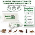 thumbnail image 2 of Pièges à Souris et Pièges Adhésifs pour Insectes, Pièges Adhésifs pour Souris / Lot de 15 Planches de Colle pour Souris, Cafards, Araignées et Insectes Rampants, Colle Supplémentaire de 30 %, Non Parfumée, Plate Ou en Tunnel, Santé Canada STR Verified, 2 of 7