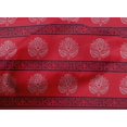 thumbnail image 4 of oneOone Cotton Poplin Fabric Leaves & Lotus Block Printed Craft Fabric BTY 42 Inch Wide, 4 of 4