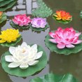 thumbnail image 3 of Xingzhi 5piece Realistic Float Foam Lotuses Easy To Clean Eco-friendly Wide Application light purple 1Set, 3 of 6