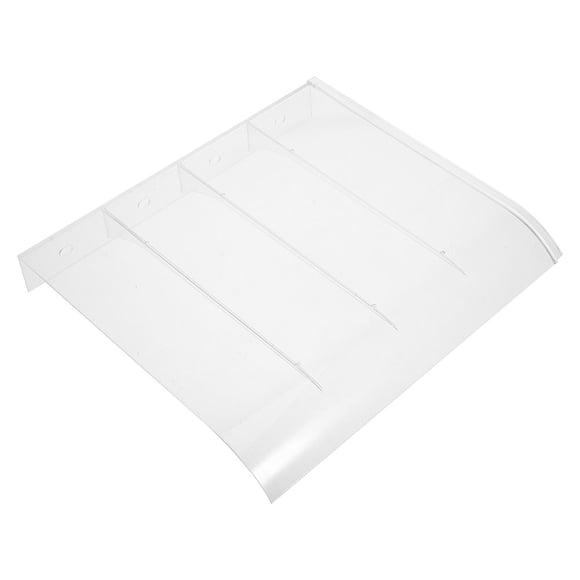 IFANLANDOR Clear Plastic Door Canopy Awning for Window Rain Shelter and Outdoor Balcony Cover