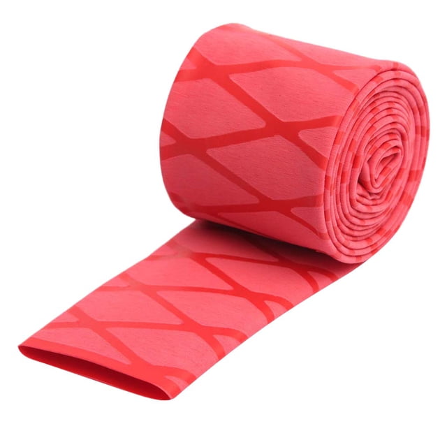 Rubber Shrink Fishing Rod Handle - Red 1x0.2cm, as described