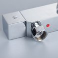 thumbnail image 3 of 1 Pair Square Shower Temperature Control Handle Knob Chrome Thermostatic Handle, 3 of 9