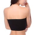 thumbnail image 3 of Double Layers Plus Size Strapless Bra Bandeau Tube Removable Padded Top Stretchy, 3 of 3