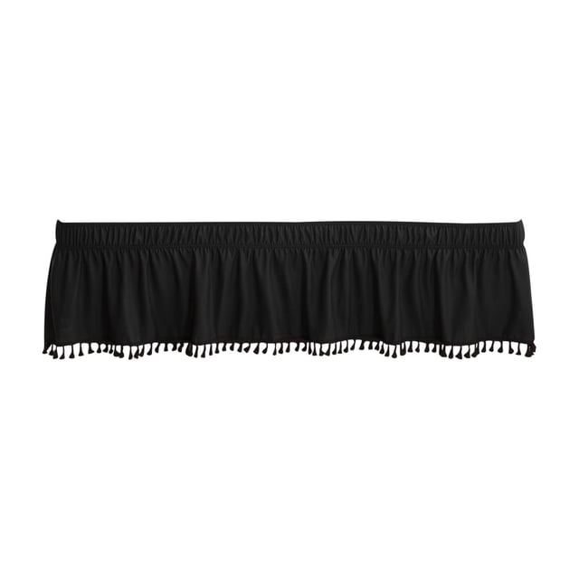 Home Kitchen Bathroom Textile Deals!Pcksrro Solid Color Wraparound Elastic Bed Skirt Stretchy Built-in Bed Apron
