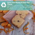 thumbnail image 3 of Reusable Sandwich Bags Extra Thick PEVA Lunch Bags Leakproof Ziplock Snack Bags Perfect for Sandwiches  Lunch  Kids Snacks  Veggies  Baby Toys  Travel or Make-Up(10-Pack), 3 of 7
