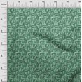 thumbnail image 3 of oneOone Cotton Flex Green Fabric Abstract Sewing Material Print Fabric By The Yard 40 Inch Wide, 3 of 4