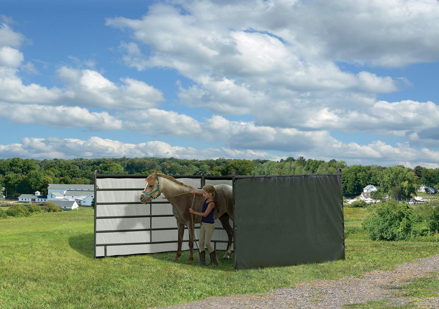 Kit de clôture pour Corral Shelter 10 x 10 pieds