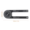 thumbnail image 4 of 7-inch Miter Saws Protractor Rust Proof Aluminum Alloy Accurate Reading Scales Inside & Outside Miter, 4 of 8