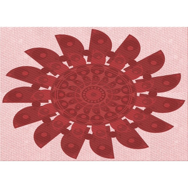 Ahgly Company Tapis d'Intérieur Lavables en Machine Rectangle Pastel Transitionnel Rose, 2' x 4'