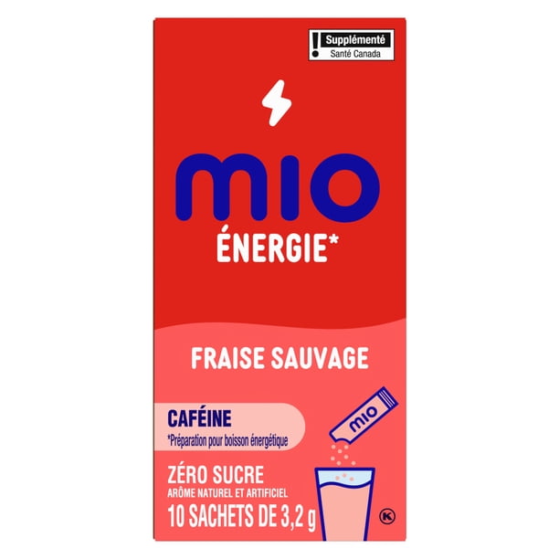 mio Energy Wild Strawberry Energy Drink Mix, 3.2g Packets, 10 ct