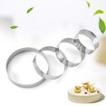 thumbnail image 3 of [Brand Clearance!]  With Hole Breathable French Style Mousse Cake Ring Kitchen Baking Tool, 3 of 6