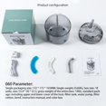 thumbnail image 4 of Cat Water Fountain Automatic Pet Water Dispenser Pet Smart Drinker For Cats Auto Sensor Cat Drinking Fountain Accessories Style C, 4 of 6