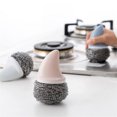 thumbnail image 4 of TopLLC Handle Stainless Steel Wire Ball Kitchen Brush Dish Cleaning Tools on Clearance, 4 of 5
