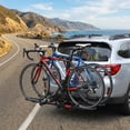 thumbnail image 2 of Yiwa Heavy Duty 2-Bike Platform Hitch Rack, 81kg Capacity, Anti-Wobble Design for Standard and Electric Bikes, Compatible with 2-Inch Receivers, 2 of 9