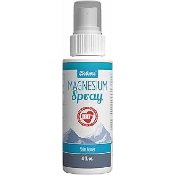 Bolton’s Naturals Magnesium Oil Spray for Feet & Body|Topical Magnesium Chloride Spray with Trace Minerals|Mineral-Rich Body Care for Daily Self-Care|118 mL|Formulated for Less Sting,Less Itch