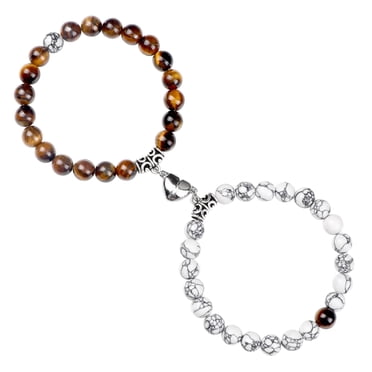 TopLLC Bracelets Assortis pour Couples Bracelets en Cristal de Guérison pour Couples