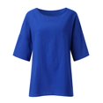 thumbnail image 4 of 2025 Été Femmes 3 de Col Roulé Haut Paquet pour Femmes 4 Manches Col Rond Femmes Col Roulé Manches Longues Hauts Imprimé Floral Haut Ample Spandex Chemise à Manches Longues Femmes T-Shirts Tunique Décontractée Tee, 4 of 4