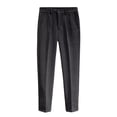 thumbnail image 4 of Men's Business Style Solid Colour Straight Slim Fit Trousers Suitable Trousers To Wear With Suit Tops, 4 of 4