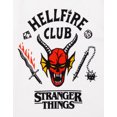 thumbnail image 3 of Stranger Things T-Shirt à Manches Courtes Blanc pour Enfants Unisexe Hellfire Club (9-10 Ans), 3 of 6