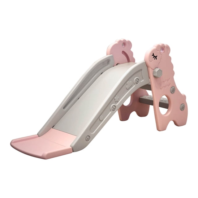 Children Climber Play Slide, Safe Indoor Slide Freestanding Stable Base Folding For Living Room