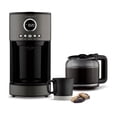 thumbnail image 3 of Cuisinart DCC‑1220BKSC 12‑Cup Programmable Drip Coffee Maker, Black Stainless Steel, 3 of 5