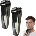 thumbnail image 1 of Estbridge Rasoir Électrique Rasoir Électrique Rotatif 4d Étanche Ipx7 Rasoir Électrique Pro 2025 Nouveau Rasoir Électrique Rechargeable pour le Visage pour Hommes Rasage à Sec et Humide (2 Ensembles), 1 of 6