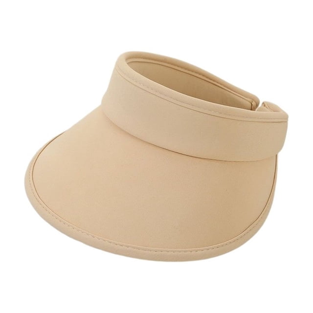 Mens Womens Sun Sports Twill Clip On Tennis Visor