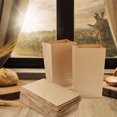 thumbnail image 3 of Luxshiny 100Pcs Multi Function Brown Paper Bags Convenient Disposable Lunch and Cookie Bags, 3 of 6