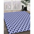 thumbnail image 3 of Ahgly Tapis Rectangulaire Lavable en Machine Intérieur Transitionnel Violet Pervenche Profond, 5 Pieds x 8 Pieds, 3 of 7