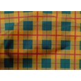 thumbnail image 4 of oneOone Cotton Poplin Fabric Madras Check Print Sewing Fabric BTY 56 Inch Wide, 4 of 4