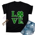 thumbnail image 4 of TopLLC St. Patrick's Day Patricks Day Chemises pour Femmes Hauts de Sarrau St Patricks Day Mode pour Dames St. Imprimé Manches Courtes Col Rond Chemise Femme Décontractée Ample, 4 of 4