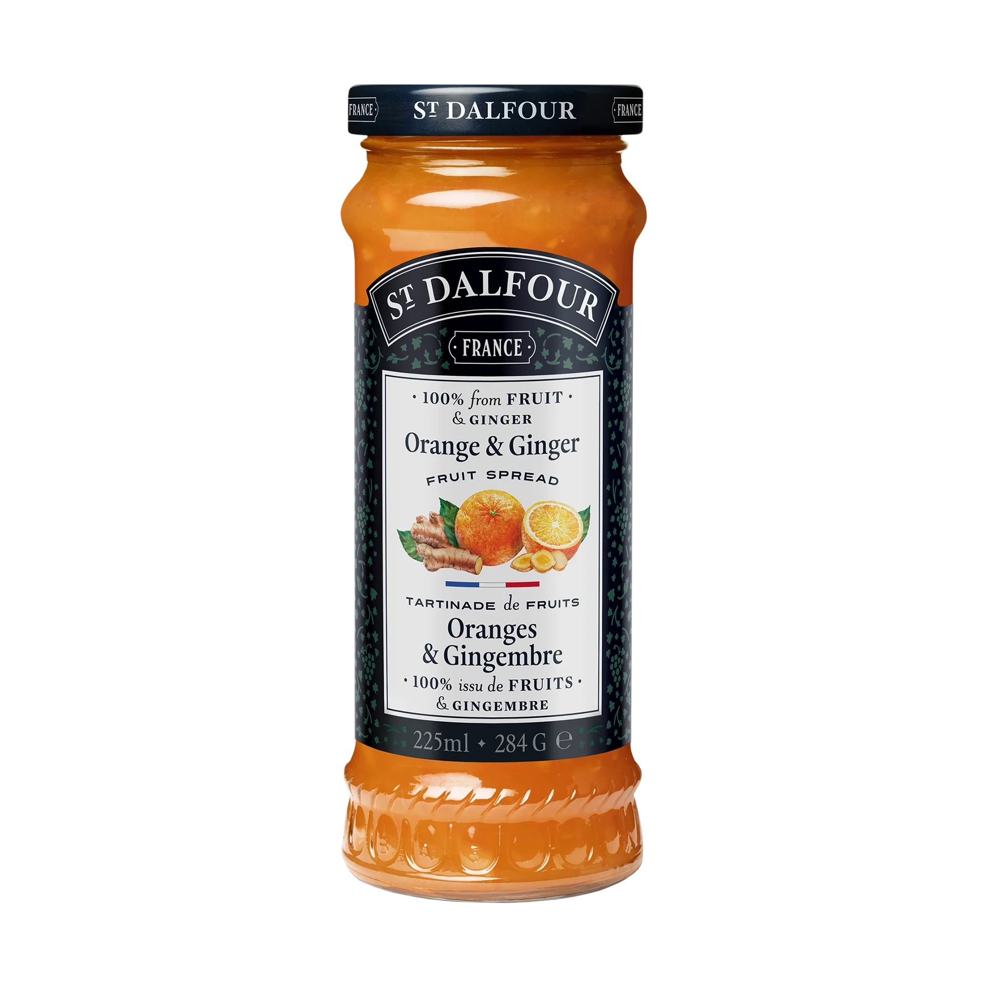 Tartinade St Dalfour à l'Orange et au Gingembre
