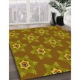 thumbnail image 3 of Ahgly Tapis d'Intérieur Lavable en Machine Carré Acajou Brun, 6 Pieds Carré, 3 of 7