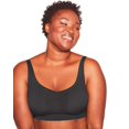 thumbnail image 1 of Bali Womens Comfort Revolution EasyLite Back Close Wirefree Bra, XS, Black, 1 of 1