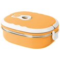 thumbnail image 2 of YOPTOP Portable Food Warmer School Students Lunch Box Case Thermal Insulated Container,orange, 2 of 10