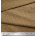 thumbnail image 2 of Soimoi Silk Fabric Hand Drawn Curve Small Printed Fabric 1 Yard 42 Inch Wide, 2 of 3