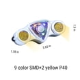 thumbnail image 3 of TopLLC Bike Lights For Night Riding 9+2 LEDs 6 Modes USB Charging MTB Headlight Most Powerful Mountain Biking Bicycle Light, 3 of 8