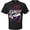 Denny Hamlin #11, variant on Checkered Flag Sports Mens NASCAR 100% Cotton T-Shirt- 2-Spot 2021 Slingshot Tee-Black-Martin Truex Jr #19-Large
