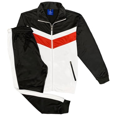Men's Flex-It Activewear Jogger Track Jacket & Track Pants Jogging Suit