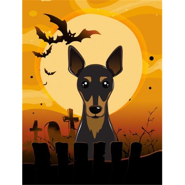 Carolines Treasures BB1798CHF Drapeau Mini Pin en Toile Taille Maison Halloween