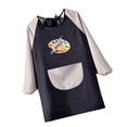 thumbnail image 2 of GROWTH TANK Multifunction Kids Painting Apron Palettes Pattern Washable Long Sleeve Painting B, 2 of 7