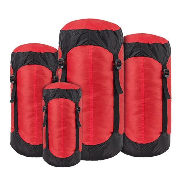 Graflsoa Ultralight Camping Gear Compression Bags for Sleeping Bags & Outdoor Essentials - 40D Ripstop, Multi-Size (S/M/L/XL), Vibrant Colors Including Starfire Red