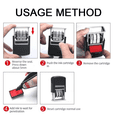 thumbnail image 4 of Simple Business automatic back ink stamp date stamp digital stamp, 4 of 5