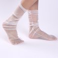 thumbnail image 1 of Spring And Summer Simple Adult Socks Breathable Fashion Trend Broken Flower Pile Socks Simple Skin Color Printed Women's Socks, 1 of 3