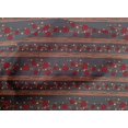 thumbnail image 4 of oneOone Tissu Popeline de Coton Rayé/feuilles & Imprimé Floral BTY 56 Pouces de Large, 4 of 4