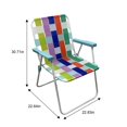 thumbnail image 4 of Ensemble de 2 chaises pliantes en toile Mainstays, 4 of 7